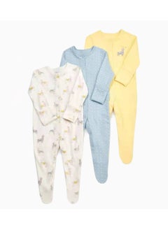 Buy Cotton Newborn Bodysuit Baby Clothes Three-piece Set in UAE