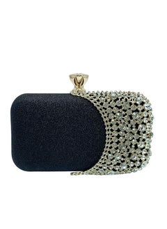 اشتري Rhinestone Clutch Bag with Crystal  Clasp Women Evening Handbag Formal Party Purse في الامارات