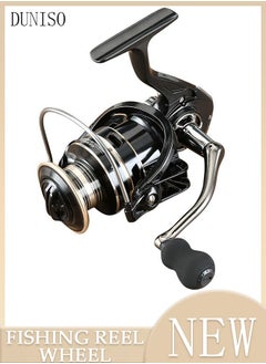 اشتري Spinning Fishing Reel Full Metal Wear Resistant Build in Sound Tips Anti-Slip Wheel For Seawater or Freshwater في الامارات