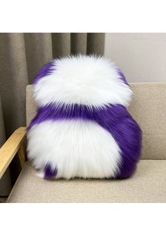 Buy Super Soft Double Sided Plush Panda Throw Pillow Made With Rabbit Fur (Size 56×50CM) in UAE