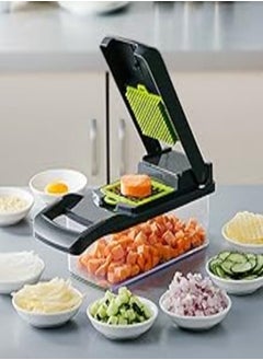 Buy 12 in 1 Fruit Peeler Food Salad Vegetable Onion Potato Cutter Dicer Chopper Slicer in Egypt