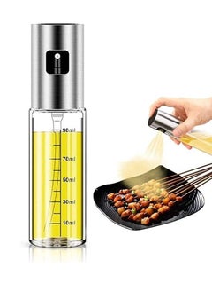 اشتري 100ML Sprayer Dispenser Olive Oil Sprayer Bottle For Cooking Vinegar Bottle Glass For Cooking Baking Roasting And Grilling في الامارات