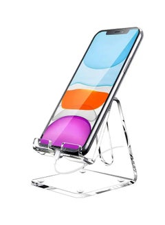 Buy Acrylic Cell Phone Holder, Mobile Phone Holder, Desk Clear Phone Holder, Smartphone Pillow, Desk Accessories in Saudi Arabia