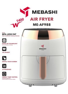 Buy Mebashi Air Fryer 3.5L 1400W in UAE