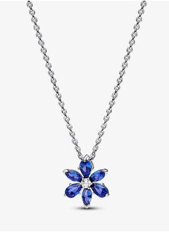 Buy Sparkling Blue Herbarium Cluster Pendant Women's Necklace for Pandora Timeless 392387C02-45 in Saudi Arabia