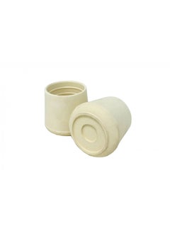 اشتري Shepherd Hardware 9225 1-1/2-Inch Inside Diameter Rubber Leg Tips, 2-Pack, Off-White -89225 في الامارات