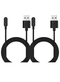 Buy 2PCS Charger for Huawei Band 8,Suitable for Huawei Band 7/6/6 Pro/Watch Fit2/Honor Band 7/6/Honor Watch ES/OPPO Band 2 Smart Watch ,Magnetic USB Charging Cable 100cm Black in Saudi Arabia