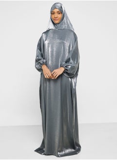 Buy Hooded Knitted Prayer Abaya in UAE