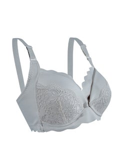 Buy Elegant Seamless Maternity And Nursing Bra - Light Grey - Medium in UAE