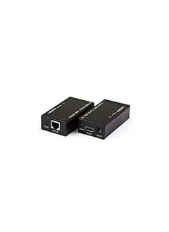 Buy Extender By Cat-5E/6 Cable Rj45 60M 1080P Hdmi Extender Transmitter & Hdmi Extender Receiver Black in Egypt