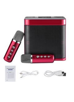 Buy YS 203 Portable Wireless Bluetooth  Karaoke Speaker Stereo Bass Dual Microphone in UAE