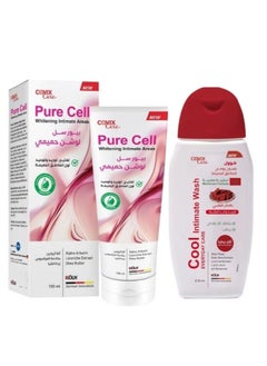 Buy Cofix Care Intimate Care Set Whitening Cream 100 ml and Aker Fassi Daily Wash 215 ml in Saudi Arabia