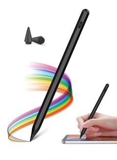 Buy Universal Active Stylus Pen Compatible with Huawei/Honor/Samsung/Lenovo/Xiaomi and Other Android Smartphone and Tablet Devices Tablet Pen, Black (Not for iPad/iPhone) in Saudi Arabia