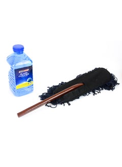 اشتري Superdriveoffer,Water For Glass Wipers 2 Liter + Wooden Car Cleaning Brush في مصر