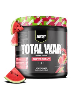 Buy Total War Pre Workout Watermelon 30 Servings 420 gm in UAE