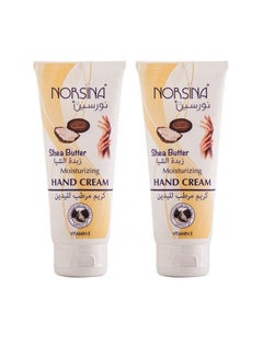 Buy 2 PIECES OF Moisturizing Hand Cream Shea Butter With Vitamin E Cream 100 ml in Saudi Arabia