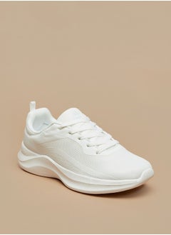 Buy Womens Textured Lace-Up Sports Shoes in Saudi Arabia