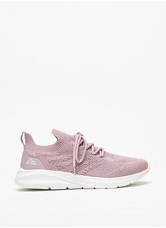 Buy Women's Textured Lace-Up Sports Shoes in Saudi Arabia