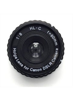 Buy Holga 60mm f/8 Lens for Canon DSLR (Black) in UAE