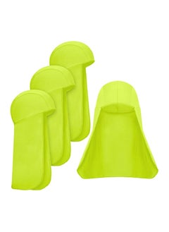 اشتري Shade Sun Cap, 4 Pieces Hard Hat Neck Shade Sun Protector Shade Cap Elastic Cooling Skull Cap في السعودية