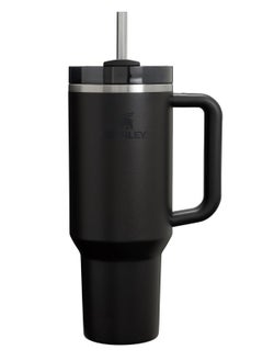 Buy Stanley Quencher H2.0 FlowState Stainless Steel Vacuum Insulated Tumbler with Lid and Straw for Water, Iced Tea or Coffee, Smoothie and More, Black 2.0, 40oz in Egypt