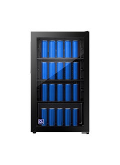 اشتري O2 Single Glass Door Digital Refrigerator, 3.2 Cubic Feet 94 Liter Capacity, OBC-94, 2 Years Warranty في السعودية