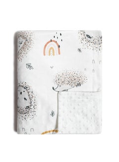 Buy Baby Blanket for Boys Girls with Double Layer Dotted Backing Soft Plush Minky Blanket for Toddlers Newborn in Saudi Arabia