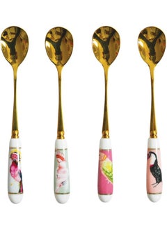 Buy Birds Tea Spoon 4 Pieces Set in Saudi Arabia