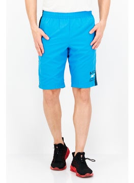 اشتري Men Sportswear Fit Training Short, Blue/Black في السعودية