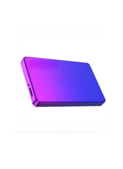 اشتري External Hard Drive, USB3.0 Ultra Slim HDD Storage Device, Portable Compact High-speed Mobile Hard Disk Compatible for Pc, Desktop, Mobiles, Laptop, Game Console, Ps4, (Gradient Blue Purple, 80GB) في السعودية