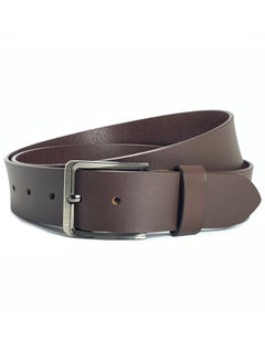 Buy Classic Milano Genuine Leather Belts for men Print Texas PG 40MM Belt men PTX-406 (Brown) by Milano Leather in UAE