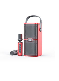 Buy YS218 New High Power High  Bluetooth Dual Speaker Microphone All-In-One Family Outdoor Party Karaoke TF Sound Bag in UAE