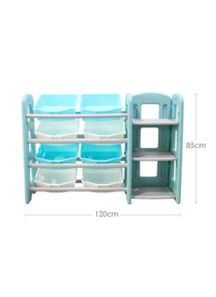 Buy 8 Toy Storage Bins Organizer with 3 Tier Corner Shelf in Saudi Arabia