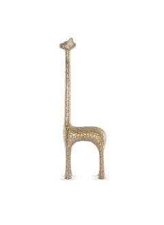 اشتري Giraffe Decor Sculpture 13X40cm - Gold في الامارات