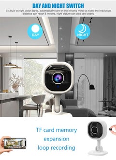 اشتري A3 HD 1080P Wired Night Vision Baby Camera HD Home Camera Support Two-way Voice Intercom Function في السعودية