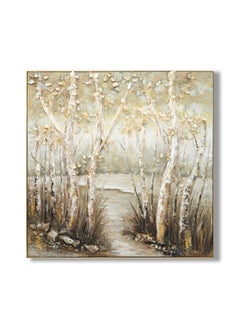 اشتري Rabat Enchanted Forest Canopy 1 Framed Wall Art Serene Nature Inspired Design Perfect For Home Or Office Decor Adds Tranquility To Any Space 152X152X4.5+4Cm في الامارات