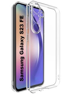 اشتري Samsung Galaxy S23 FE 5G Clear Case Soft Flexible TPU  Case Shockproof Transparent  Back Cover Compatible for Samsung Galaxy 23 FE 5G في الامارات