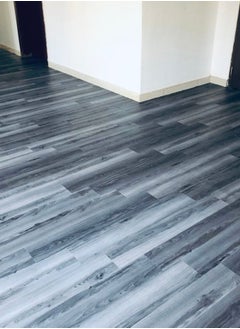 اشتري 2mm Wood Grey Dry Back PVC Vinyl LVT 36pcs/5sqm Planks Floor Tiles | UK Trademark في الامارات