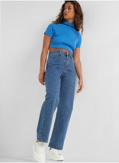 Buy Classic Mom Fit Jeans in UAE