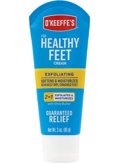 Buy Healthy Feet Exfoliating Foot Cream for Extremely Dry Cracked Feet in UAE