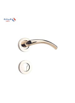 Buy Rosette Door handle Set Doganlar ALM KAVISLI Turkish- Shiny Gold in Egypt