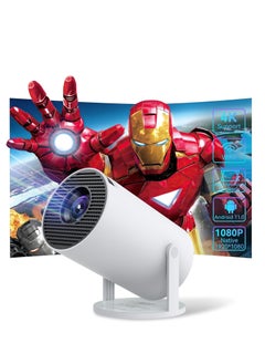 Buy Smart Projector Android 11 Portable Mini Cinema 130 Inches Screen Display Lamp 4K in UAE