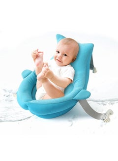 Buy Breathable Non-slip Adjustable Baby Bath Mat-Blue in UAE