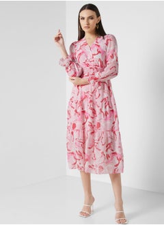 Buy Abstract Print Dress in UAE