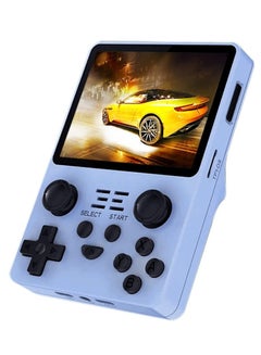 Buy RGB20S Handheld Game Console with Retro Open Source System, Preloaded 15000+ Games, RK3326 3.5-Inch 4:3 IPS Screen for Children's Gifts (Blue) in Saudi Arabia