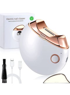 اشتري Automatic Nail Clipper, Electric Nail Clippers Automatic Safety Fingernail Cutter في الامارات