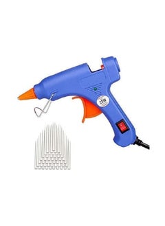 Buy Hot Melt Glue Gun, With 50Pcs Glue Sticks, Removable Anti-Hot Cover Glue Gun Kit, Assorted colors in UAE