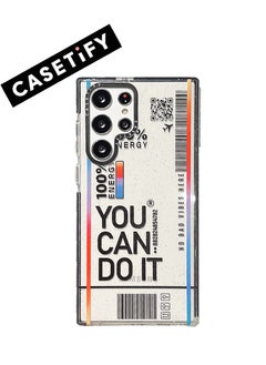 Buy Samsung Galaxy S23 Ultra 'Motivational Boarding Pass' Case in UAE