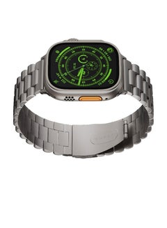 Buy Levelo Daytona Strap for Apple Watch Ultra 49MM - Titanium in UAE