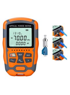 Buy Portable Fiber Optic Tester with Power Meter and Visual Fault Locator, Universal Interface FC/SC/ST, Includes 10mW VFL and FC to LC Adapter in Saudi Arabia